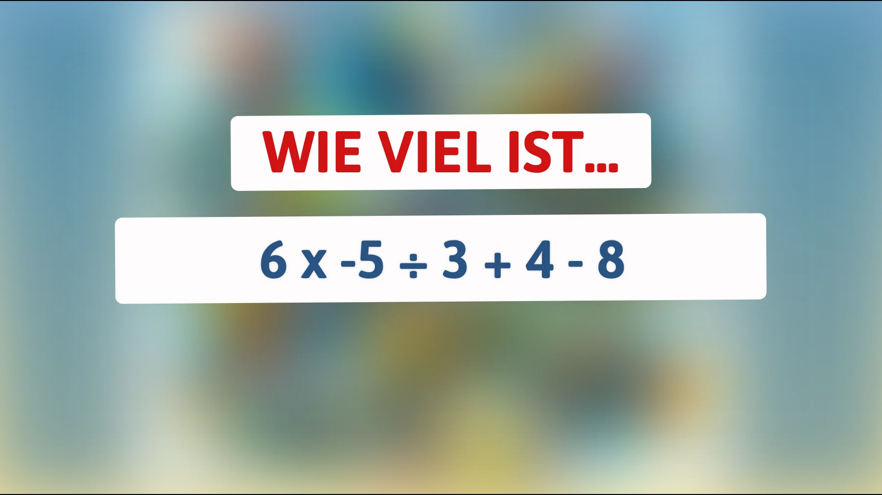 Bist du klug genug, um dieses Mathe-Rätsel zu lösen? Viele scheitern an der Antwort!"