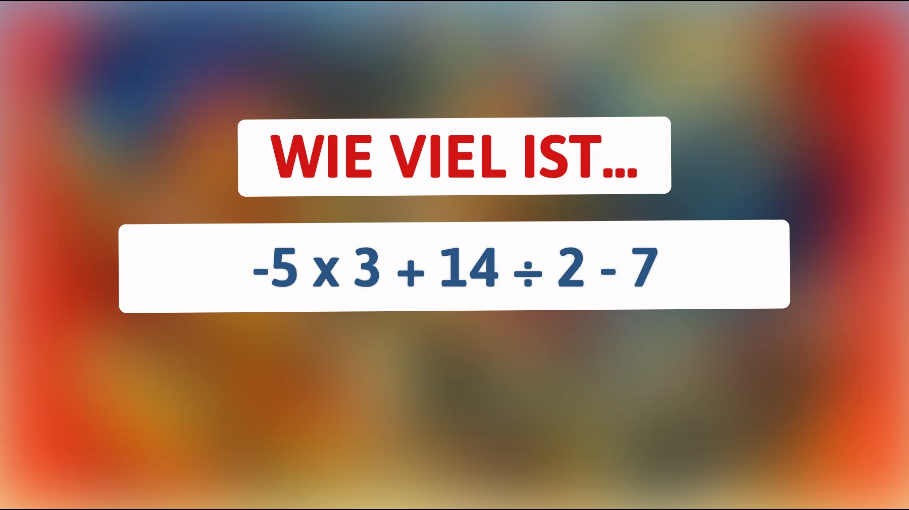 Entdecke das Mathe-Rätsel, das dein Gehirn auf die Probe stellt – bist du bereit, die Lösung zu knacken?"