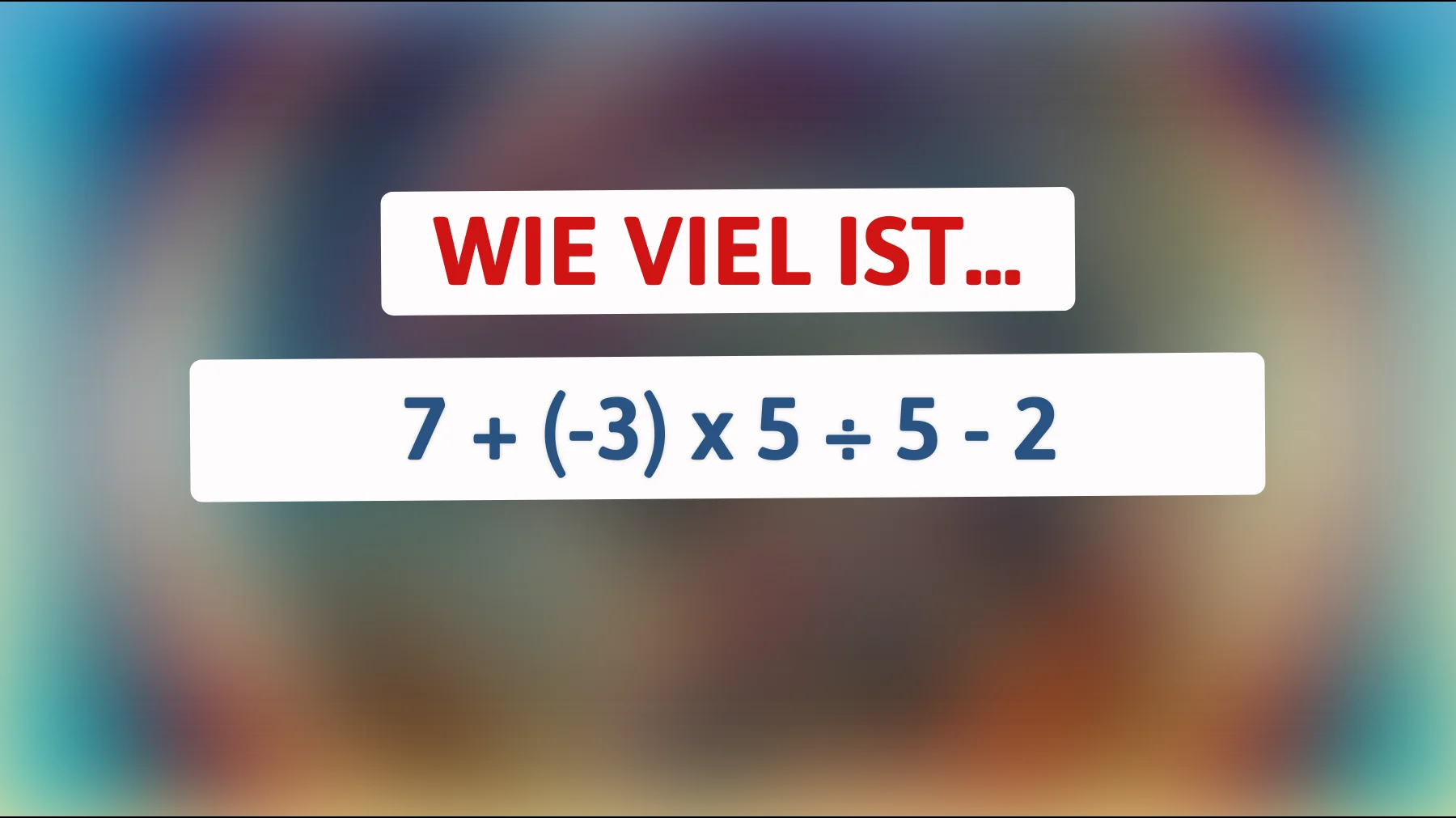 Nur 1 von 100 schafft es: Lösen Sie das mathematische Rätsel, das Ihr Köpfchen auf die Probe stellt!"