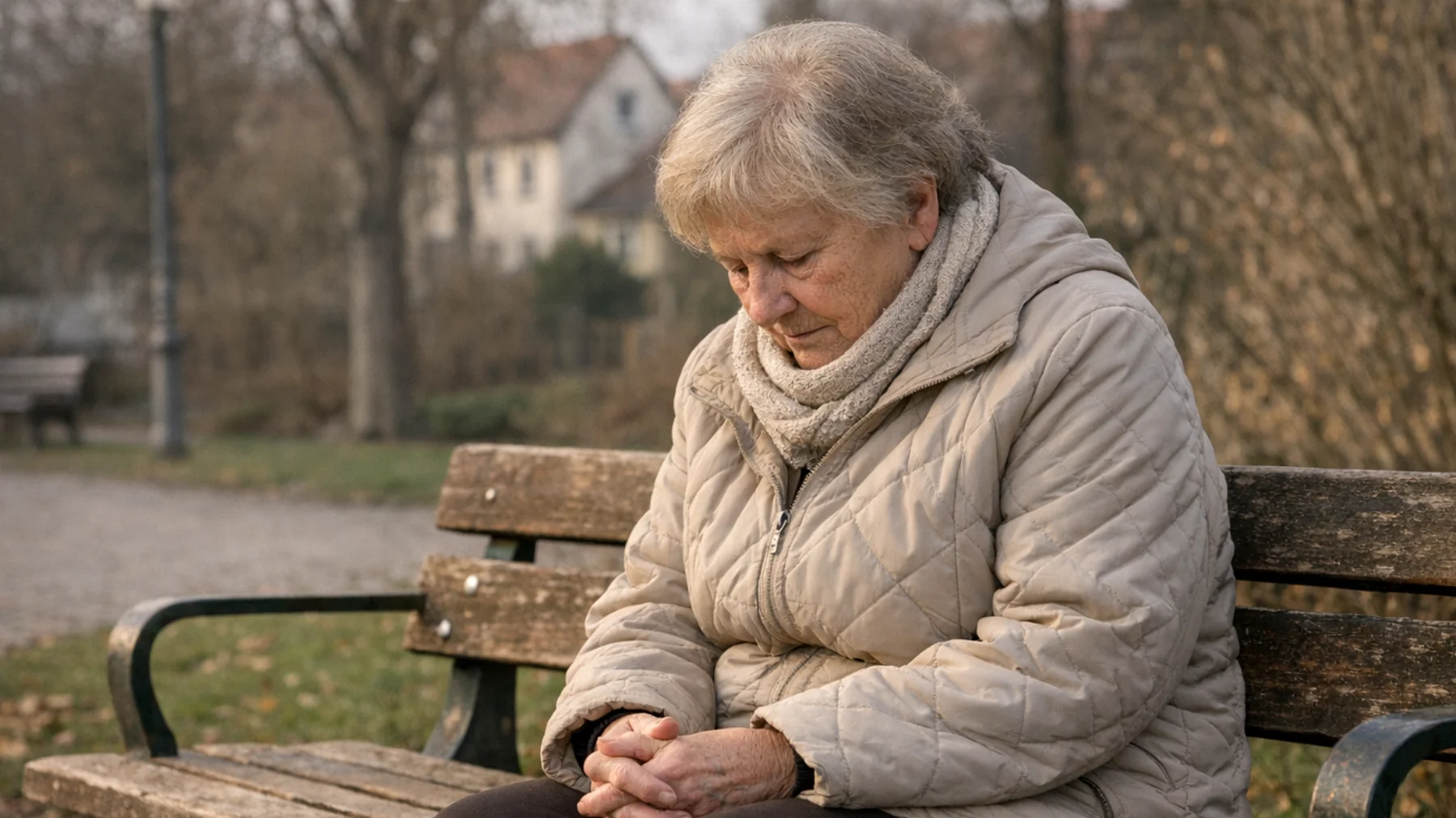 Die Oma fühlt sich schuldig, weil sie glaubt, nicht genug Zeit und Energie für ihre Enkelkinder aufzubringen. Sie vergleicht sich ständig mit anderen Großmüttern und hat das Gefühl, dass sie nicht die 'perfekte Oma' ist. Diese Schuldgefühle belasten sie emotional und beeinflussen ihre Beziehung zu den Enkeln negativ."
