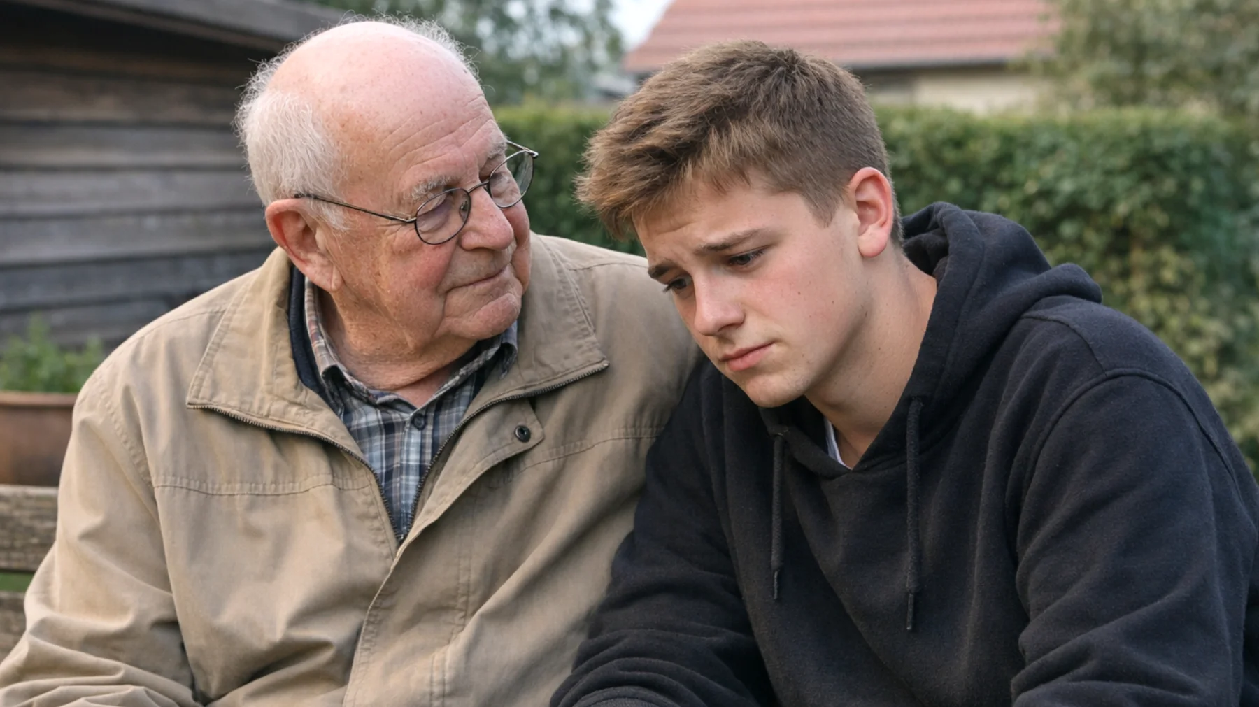 Der Großvater bemerkt, dass sein jugendlicher Enkel emotional sehr abhängig von ihm geworden ist: Er ruft mehrmals täglich an, möchte ständig in seiner Nähe sein und zeigt starke Anzeichen von Angst oder Unruhe, wenn der Großvater nicht verfügbar ist. Der Großvater weiß nicht, wie er diese Bindung gesund gestalten soll, ohne den Enkel zu verletzen oder zurückzuweisen."